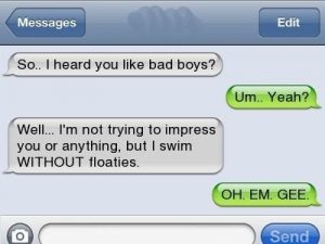 bad boy text message meme