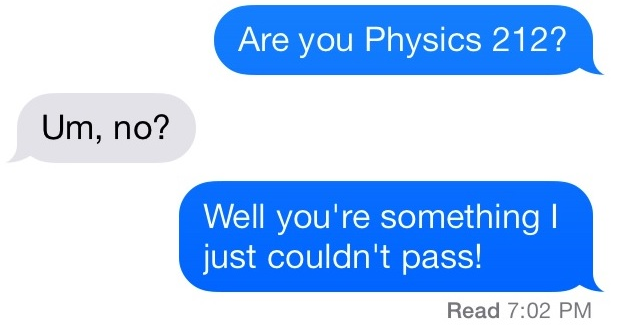 pick-up lines text